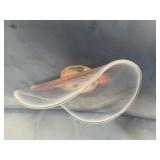 Vitoria Seascape, pink rolled edge bowl