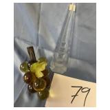 Rare oblique pagoda paperweight /Vtg.