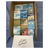 Box lot, various size muffler clamps
