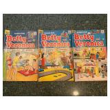 BETTY AND VERONICA #117, 143, 154. 1968