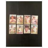 1967 TOPPS BASEBALL CARDS (8)