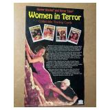 WOMEN IN TERROR TRADING CARDS POSTER (22x13)