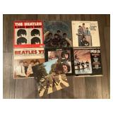 BEATLES ALBUMS (LOT OF SEVEN)