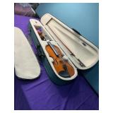 Violin in case