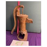 Old cast hand pump