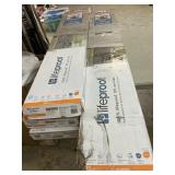 (4) boxes, life, proof flooring