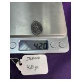 Sterling religious metal