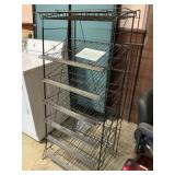 5 foot commercial display rack folds down