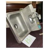 Commercial stainless steel hand sink