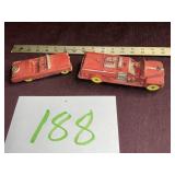 Classic rubber toy cars