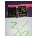 Very collectible Piper badges