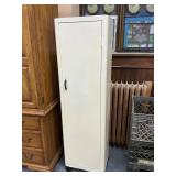 Vintage 63 inch tall metal cabinet