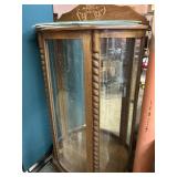 3 shelf lighted curio