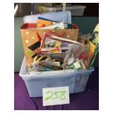 Dozens and dozens and dozens of gift bags