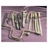 Old files and wrenches