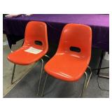 KREUGER MCM fiberglass chairs