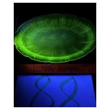 11 inch glass, cherry blossom platter