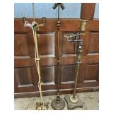 (3) depression/art deco lamps