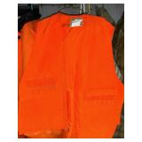 Safety orange hunting vest