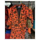 Lighter weight, one piece hunting coveralls