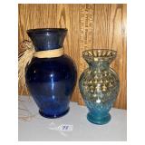 Decorative glass vases