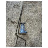 Car jack with extended handle tested and working