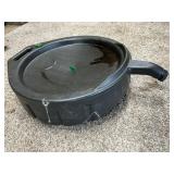Large capacity, oil, drain pan, enclosed