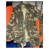 Military camo Poplin coat