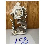 Batt op pendulum clock