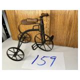 Metalware decorative tricycle