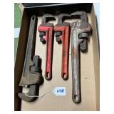 Pipe wrench lot