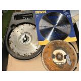 New and used circular soft blades