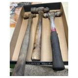 Ball peen hammers lot