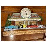 Relief wall art clock