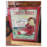 Tin Borax advertising sign, modern