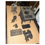 Miniature cast-iron stove