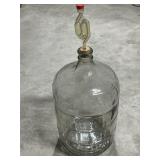 Glass wine making jug like new 5 gal