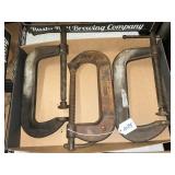 (3) USA 6 inch C clamps
