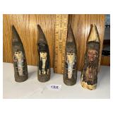 Frozen figures Native American motif