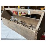 32 inch wooden tool caddy