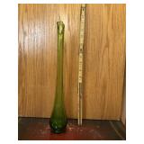 GREEN SWUNG VASE