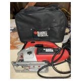Like new Black & Decker jigsaw with bag