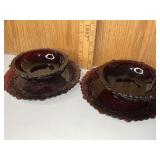 Yvonne glass dishes and bowls