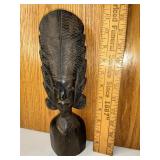 Hand carved African tribal statue in Ebony wood