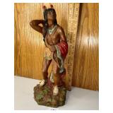 Resin figure indigenous American