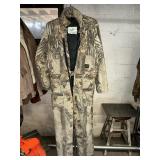 Camo one piece, hunting suit size 18 R