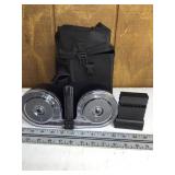 .223 drum mag with pouch in speed loader