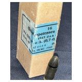 Vtg WW2 German ammo (9mm Luger)