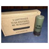 5 rnds 12g 00 buck