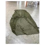 Large green military netting